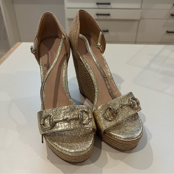 Gucci Shoes Gucci Horsebit Espadrille Wedges Poshmark